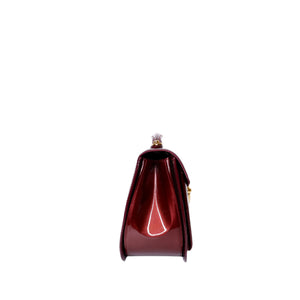 LOUIS VUITTON AMARANTE MONOGRAM VERNIS ROMAINE BAG