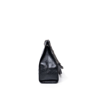 SAINT LAURENT MEDIUM SHOPPING TOTE BLACK SHW