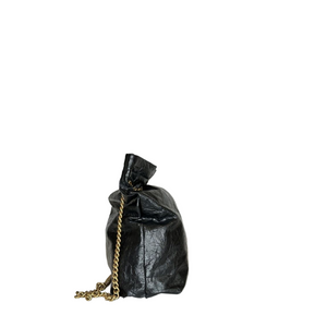 BALENCIAGA WOWEN'S CRUSH MEDIUM TOTE BAG IN BLACK