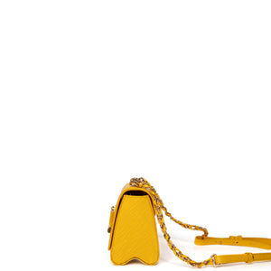 LOUIS VUITTON TWIST MM EPI LEATHER YELLOW GHW (MICROCHIP)