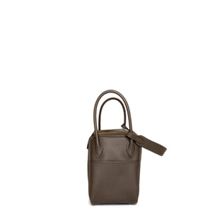 HERMES LINDY 26 EVERCOLOR GRIS ETAIN GHW STAMP Z