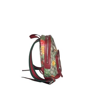 GUCCI GG SUPREME MONOGRAM TIAN WEB SMALL BACKPACK