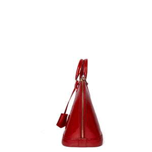 LOUIS VUITTON ALMA PM PATENT LEATHER RED GHW