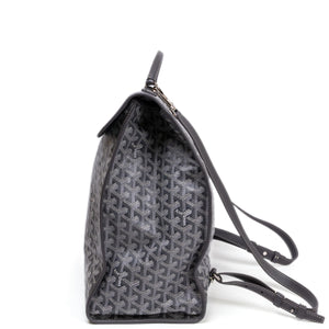 GOYARD SAINT LEGER BACKPACK GOYARDINE CANVAS GREY