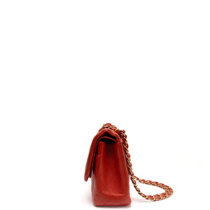 CHANEL JUMBO CLASSIC DOUBLE FLAP RED CAVIAR LEATHER GHW