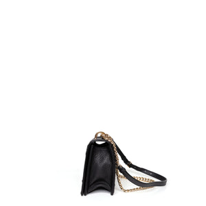 CHRISTIAN DIOR MEDIUM DIORAMA STUDDED BLACK CALFSKIN GHW