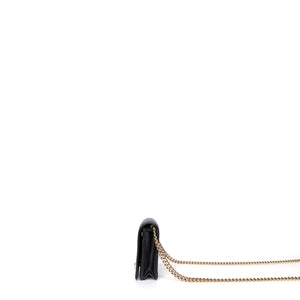 CHANEL BOY WALLET ON CHAIN CAVIAR BLACK GHW