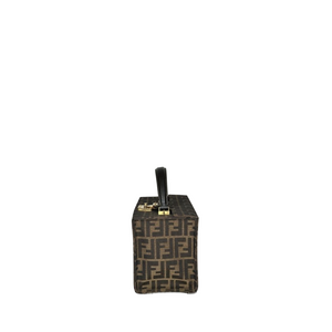 FENDI ZUCCA OATTERN TWO-WAY VANITY  BAG