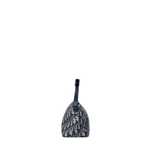CHRISTIAN DIOR MEDIUM DIORTRAVAL NOMAD POUCH BLUE OBLIQUE