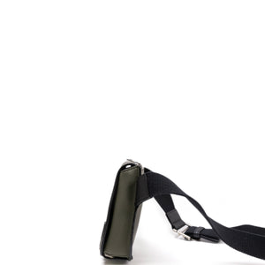 LOEWE MILITARY MESSENGER BAG CALFSKIN LEATHER KHAKI GREEN SHW