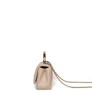 CHANEL 25S MINI COCO CRUSH HANDLE BAG (MICROCHIP)