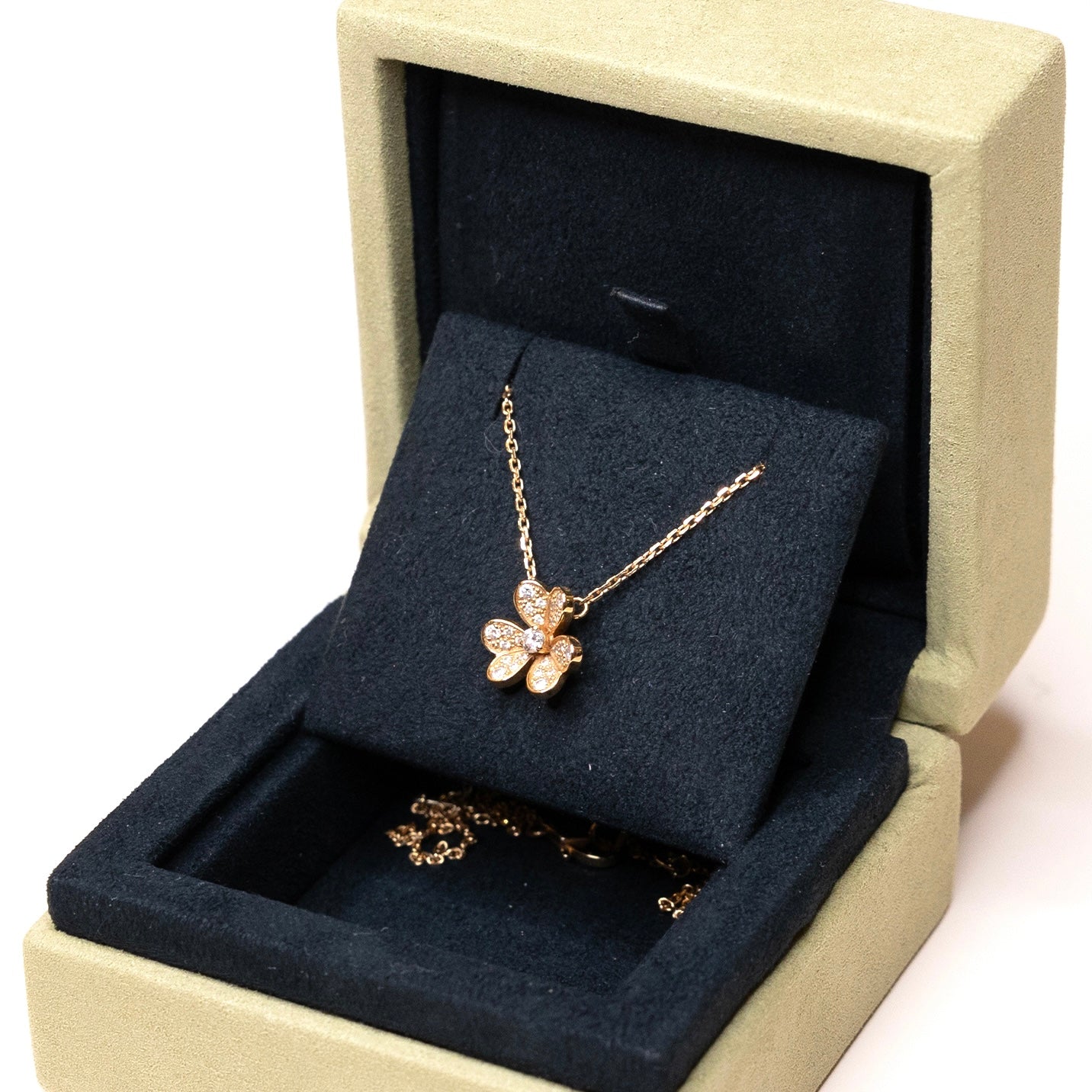 VAN CLEEF & ARPELS FRIVOLE PEMDANT MINI MODEL 18K YELLOW GOLD