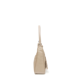 PRADA RE-EDDITION 2005 RE-NYLON SAFFIANO MINI BAG BEIGE SHW