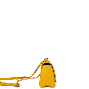 LOUIS VUITTON TWIST MM EPI LEATHER YELLOW GHW (MICROCHIP)
