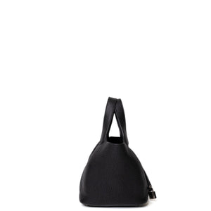 HERMES PICOTIN 18 LOCK BAG CLEMENCE BLACK SHW STAMP Y
