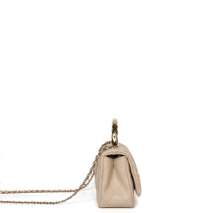 CHANEL 25S MINI COCO CRUSH HANDLE BAG (MICROCHIP)