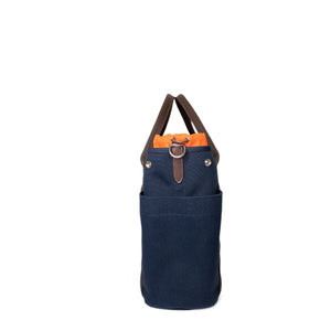 HERMES THE GROOMING BAG BLUE NAVY / FEU STAMP Z