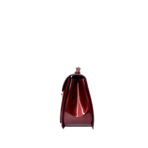 LOUIS VUITTON AMARANTE MONOGRAM VERNIS ROMAINE BAG