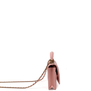 CHANEL TOP HANDLE TRENDY CC WALLET ON CHAIN (MICROCHIP)