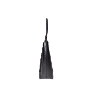 GUCCI VINTAGE BLACK JACKIE CANVAS SHOULDER BAG SHW