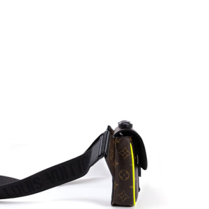 LOUIS VUITTON S LOCK SLING BAG MONOGRAM CANVAS BLACK HARDWARE