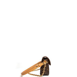 LOUIS VUITTON IVY WALLET ON CHAIN MONOGRAM CANVAS GHW