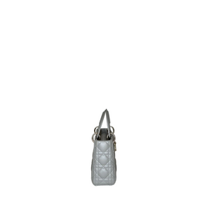 DIOR MINI LADY DIOR OPALINE GREY SHW