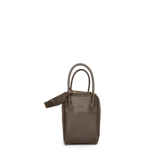 HERMES LINDY 26 EVERCOLOR GRIS ETAIN GHW STAMP Z