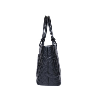 CHANEL CAMBON LINE TOTE BAG CALFSKIN SHW