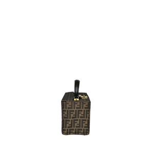 FENDI ZUCCA OATTERN TWO-WAY VANITY  BAG