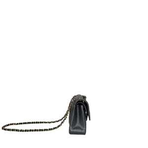 CHANEL SMALL CLASSIC FLAP CAVIAR LEATHER GHW