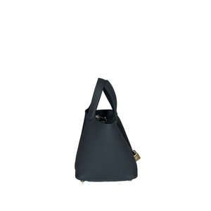 HERMES PICOTIN LOCK 18 GRIS MISTY GHW STAMP W