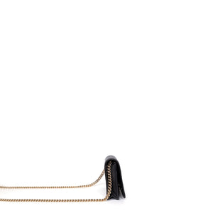 CHANEL BOY WALLET ON CHAIN CAVIAR BLACK GHW