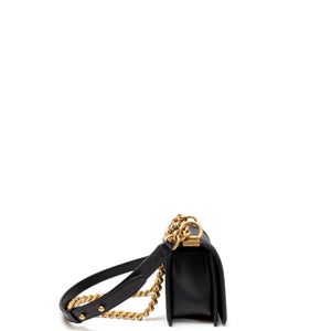 CHANEL LEBOY SMALL BLACK CAVIAR LEATHER GHW