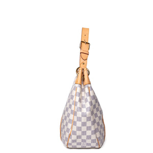 LOUIS VUITTON DAMIER AZUR GALLIERA PM SHOULDER BAG GHW