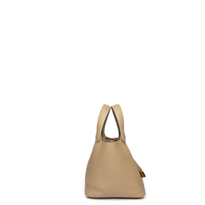 HERMES PICOTIN 18 LOCK BAG CLEMENCE TRENCH GHW STAMP K