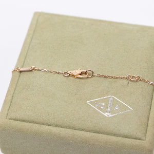 VAN CLEEF & ARPLELS SWEET ALHAMBRA HEART PENDANT ROSE GOLD