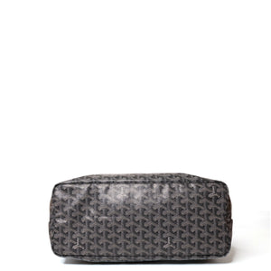 GOYARD SAINT LOUIS PM TOTE GOYARDINE CANVAS / CALFSKIN GREY SHW