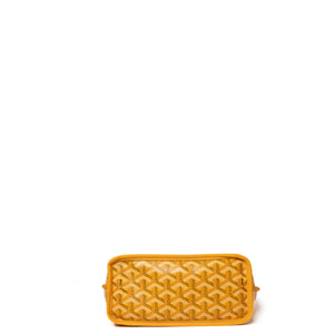 GOYARD MINI ANJOU TOTE BAG CANVAS / CALFSKIN YELLOW SHW