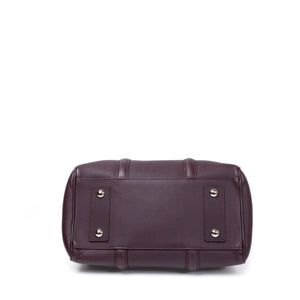 LOUIS VUITTON SOFIA COPPOLA RED BROWN LEATHER BAG SHW