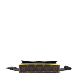 LOUIS VUITTON S LOCK SLING BAG MONOGRAM CANVAS BLACK HARDWARE