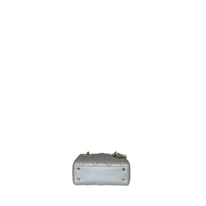 DIOR MINI LADY DIOR OPALINE GREY SHW