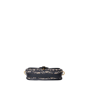 CHRISTIAN DIOR EAST-WEAT BOBBY BAG BLUE DIOR OBLIQUE JACQUARD