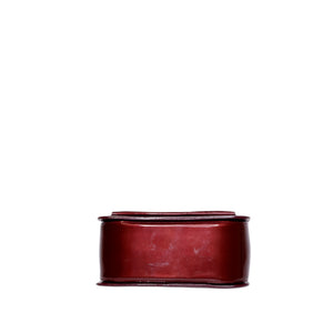 LOUIS VUITTON AMARANTE MONOGRAM VERNIS ROMAINE BAG