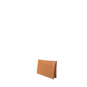 HERMES CALVI DUO CARDHOLDER EPSOM GOLD  GHW STAMP W