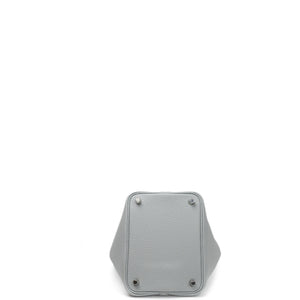 HERMES PICOTIN 18 LOCK BAG CLEMENCE BLUE PALE STAMP W