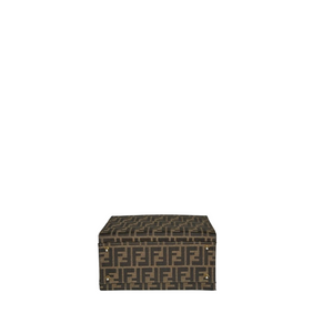 FENDI ZUCCA OATTERN TWO-WAY VANITY  BAG