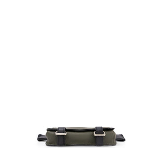 LOEWE MILITARY MESSENGER BAG CALFSKIN LEATHER KHAKI GREEN SHW