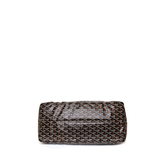 GOYARD SAINT LOUIS GM TOTE BAG GOYARDINE CANVAS/LEATHER  BLACK SHW