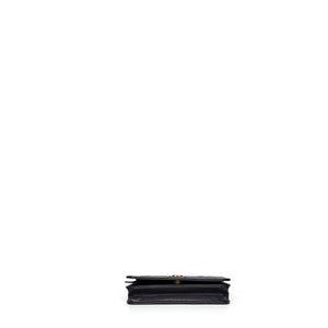 CHANEL BOY WALLET ON CHAIN CAVIAR BLACK GHW